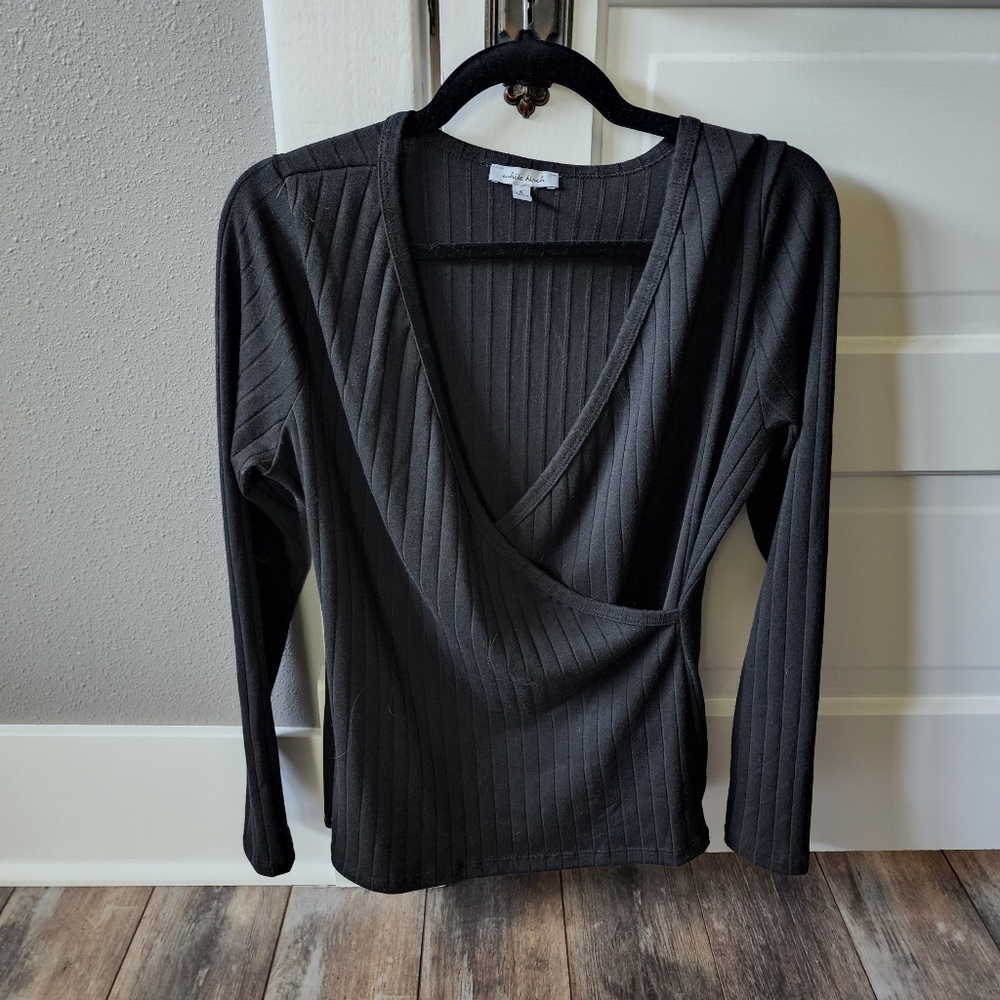 Cute black v neck